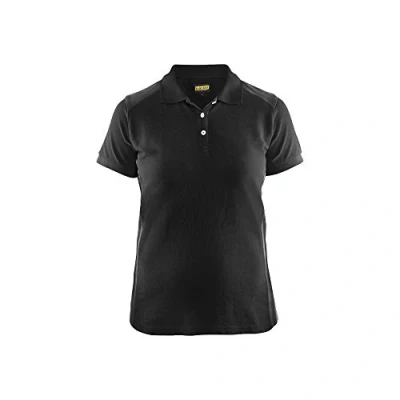 Afbeelding van Blaklader Dames poloshirt piqué 3390 1050 Zwart/Donkergrijs XL