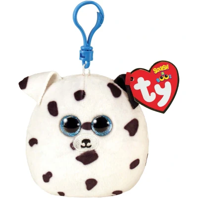 Afbeelding van TY Squish a Boo Clips Knuffel Hond Fetch 8 cm