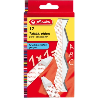 Afbeelding van Herlitz 08648107 Wit 12stuk(s) krijt