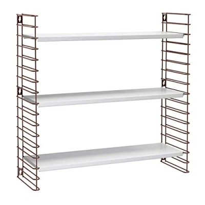 Afbeelding van Tomado Wandrek Modulair 70x21x68cm Brons &amp; wit