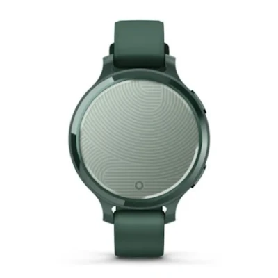 Afbeelding van Garmin Lily 2 Active Stijlvolle GPS smartwatch 33 sport apps 9 dagen batterijduur Adaptieve trainingsschema&#039;s Jasper Green met een Siliconen Bandje