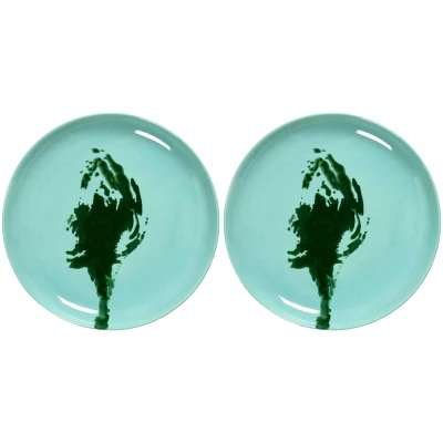 Afbeelding van Serax Feast By Ottolenghi DinerbordØ22.5 Set Van 2 Artichoke Green