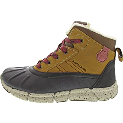 Afbeelding van Geox Flexyper BOY ABX Snowboots voor kinderen, Maat: 36, Light brown/dark red Leer en imitatieleer
