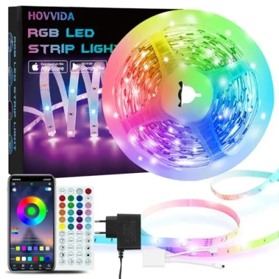 Afbeelding van HOVVIDA LED strip, 30 LED&#039;s/Meter (5M)