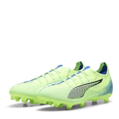 Afbeelding van Puma Ultra 5 PRO FG/AG Voetbalschoenen met kunststof noppen, Heren, Maat: 41, Fizzy apple/white/bluemazing Textiel/ synthetisch