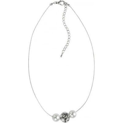 Afbeelding van Behave Korte ketting met parels en kraal steentjes