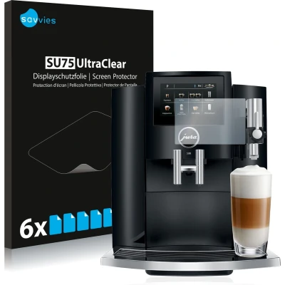 Afbeelding van Savvies (6 Stuks) Schermbeschermer voor Jura S8 Screen Protector Ultra Transparant