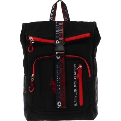 Afbeelding van U.S. POLO ASSN. Vrije tijd Rugzak met laptopvak Bozeman Backpack with Flap Black Zwart