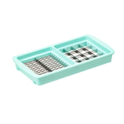 Afbeelding van Genius Nicer Dicer Fusion Smart Groentesnijder, fruitsnijder, mesinzet 5 x 30, 15 mm, voor blokjes, schijven en strips