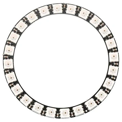 Afbeelding van LED Ring Lamp 1st 24 bit WS2812 5050 RGB Light met geïntegreerde drivers