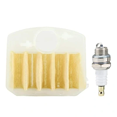 Afbeelding van Luchtfilter + L7T bougieset voor 340 345 346 350 351 353 motorzaag luchtfilterketting