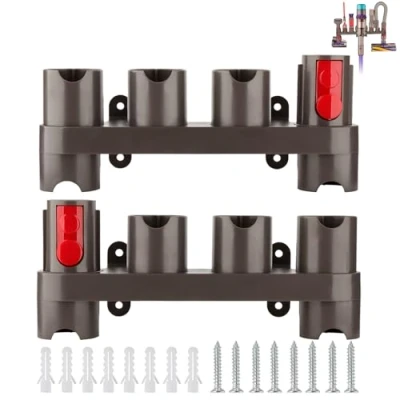 Afbeelding van RTop Accessoirehouder voor Dyson V7 V8 V10 V11 SV10 SV11 stofzuigeraccessoires (10 opbergstopcontacten, 2 stuks)