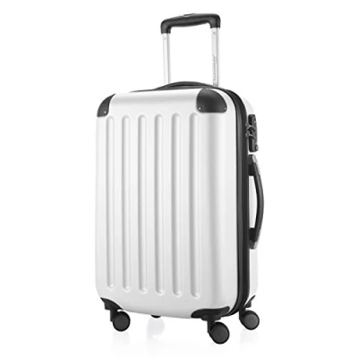 Afbeelding van HAUPTSTADTKOFFER SPREE Koffer handbagage hard case trolley uitbreidbaar, TSA, 4 wielen, 55 cm, 42 liter, wit