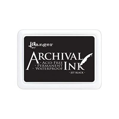 Afbeelding van Ranger Archival Jumbo Ink pad jet black A3P06701