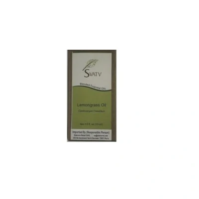 Afbeelding van SVATV LEMONGRASS Therapeutische kwaliteit etherische Olie Aromatherapie Geurende Diffuser Yoga Massage en doe het zelf persoonlijke verzorging 10ml