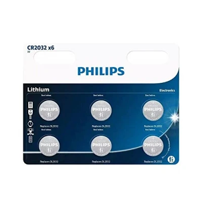 Afbeelding van Lithium Button Cell Battery Philips CR2032