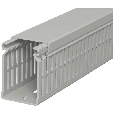 Afbeelding van Obo lk4 bedradingskoker bodemperforatie hxbxl 60x40x2000mm sleuafstand 12 5mm sleubreedte steengrijs ral7030 6178205