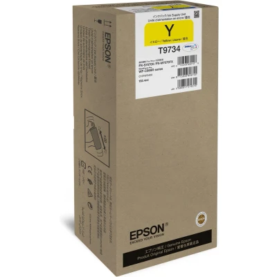 Afbeelding van Epson T9734 Inktcartridge Geel Hoge capaciteit