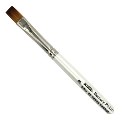 Afbeelding van KUM 511.51.11 Memory Point Brushes FL, MemTip Pin FL 8&quot;, platte vorm, 1 stuk