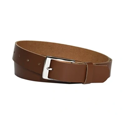 Afbeelding van Vascavi Heren jongens dames unisex riem, lichtbruin, 85 cm/Lengte 95 cm