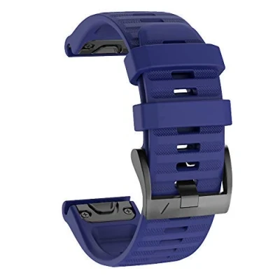 Afbeelding van ISABAKE Horlogebandje voor Garmin Fenix 6/6 Pro, QuickFit 22mm Siliconen Bandje compatibel met 5/5 Plus, Forerunner 935/945, Approach S60, Quatix 5
