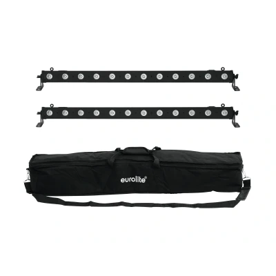 Afbeelding van Eurolite Set 2x LED BAR 12 QCL RGBW + Soft Bag