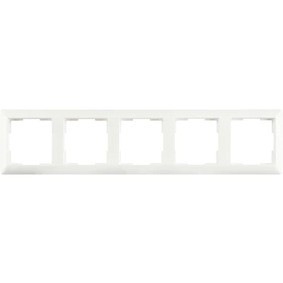 Afbeelding van ION industries afdekraam 5 voudig J1 alpin wit mat (80.301.515)