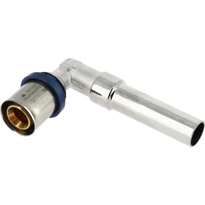 Afbeelding van Bonfix Perskoppeling 1x Alu pers Insteek Kniekoppeling 20mm x Ø22