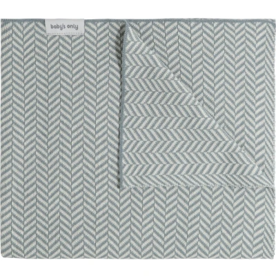Afbeelding van Baby&#039;s Only Deken Wieg Dawn 70x95 Nordic Blue/Ecru