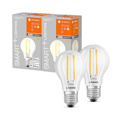 Afbeelding van 2 x Ledvance Smart+ Wifi Classic 5.5W 827 A60 E27 Filament Dimbaar Warm Wit Vervangt 50W