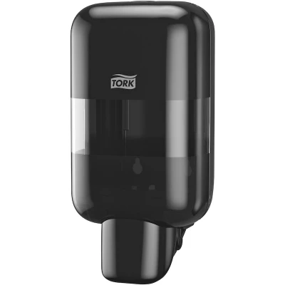 Afbeelding van Tork Mini dispenser voor zeep en handdesinfectiemiddel, zwart S5, geschikt schuimzeep, vloeibare zeep, gel lotion, Elevation Design, 565208
