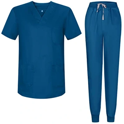 Afbeelding van MISEMIYA Sanitaire pyjamasets, uniseks, medische uniformen 817 8316, blauw 37, M