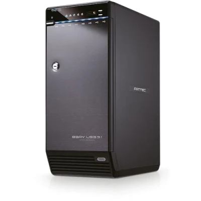 Afbeelding van FANTEC QB X8U31 8 voudige USB3.2 Gen2 harde schijfbehuizing voor 8X SATA 3,5/2,5 inch HDD&#039;s of SSD&#039;s, overdrachtssnelheden tot 10 Gbit/sec, ventilator auomatica, metalen behuizing zwart