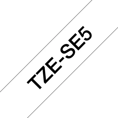 Afbeelding van Brother TZe SE5 Tape Zwart op wit