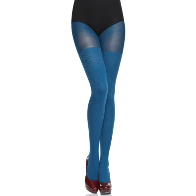 Afbeelding van Merry Style Dames Panty 60 DEN Halsterloos Polyamide MS GB 355 Donkerturquoise M