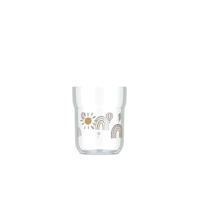 Afbeelding van Mepal Mio kinderglas 250 ml Makkelijk vast te houden Kinderservies Sunshine &amp; Rainbow