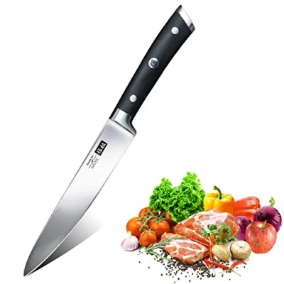 Afbeelding van SHAN ZU Koksmes universeel mes professioneel 15cm scherp keukenmes met G10 handvat CLASSIC Serie