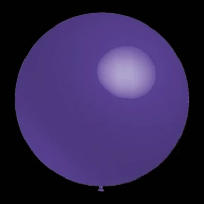 Afbeelding van Paarse ballonnen Metallic rond 28cm
