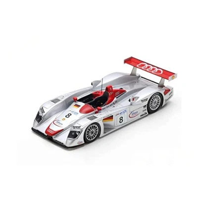 Afbeelding van Audi R8 Spark Modelauto 1:18 2000 Frank Biela / Tom Kristensen Emanuele Pirro Sport Team