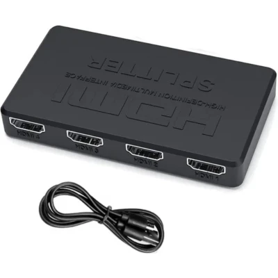 Afbeelding van HDMI splitter 1 naar 4 HDMI1.4 (4K 30Hz) voeding via USB