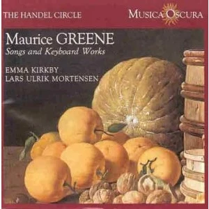 Afbeelding van 1 CD MAURICE GREENE SONGS AND KEYBOARD WORKS EMMA KIRKBY / LARS ULRIK MORTENSEN