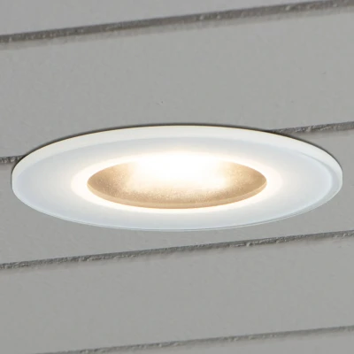 Afbeelding van Konstsmide Maavalo LED inbouwlamp voor badkamer Energielabel: F (A G) 6 W IP44 Transparant