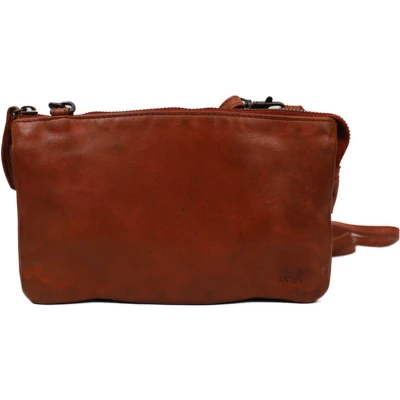 Afbeelding van Bear Design Uma Leren Schoudertas / Crossbodytas Roestbruin