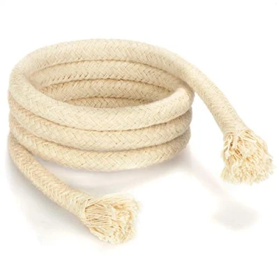 Afbeelding van COM FOUR® lont voor olielampen op maat te knippen vervangende tuinfakkels, bamboe fakkels lamp olielamp fakkel ca 100 cm x Ø 8 mm (100cm 8mm)