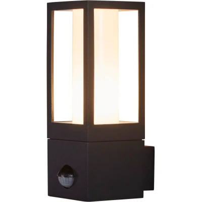 Afbeelding van Searchlight Strakke wandlamp Avenue zwart 91251 1BK PIR