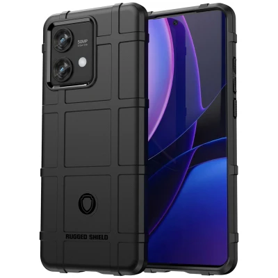 Afbeelding van Motorola Edge 40 Neo Hoesje Siliconen en TPU (zacht) iMoshion Backcover/Softcase Zwart Telefoonhoesje Shockproof/Valbescherming Black Friday