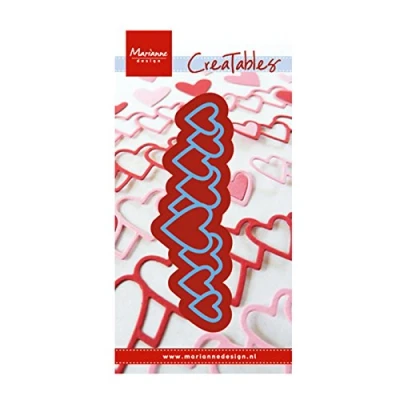 Afbeelding van Marianne D Creatable Lots of love LR0450 8,0x16,0cm (01 17)