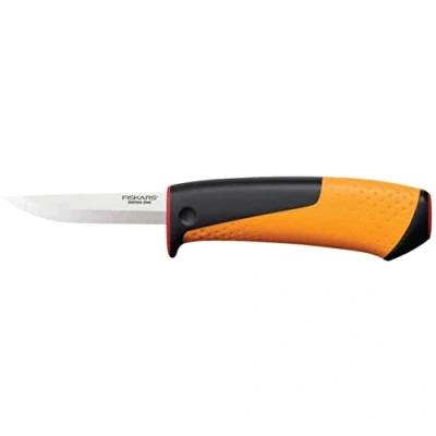 Afbeelding van Fiskars Vakmes met slijper rood 1023620