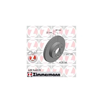 Afbeelding van Remschijf ZIMMERMANN 400.1448.20