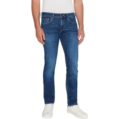 Afbeelding van Pepe Jeans Slim fit jeans, Heren, Maat: 33x32, Blue denim
